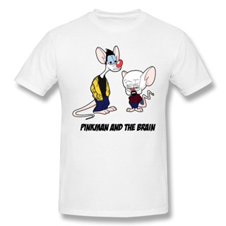 ดีมาก Pinkman And The Brain Pinky And The Brain T-Shirt Funny Design breaking bad Streetwear Print Homme Top_03