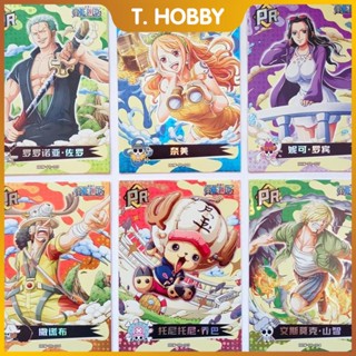 การ์ดเก็บสะสม ลายการ์ตูนอนิเมะ One Piece PR Monky Luffy Brook Zoro Glitter