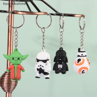 Huarickshine^^ พวงกุญแจ PVC จี้ตุ๊กตาอนิเมะ Darth Vader Stormtrooper 1 ชิ้น