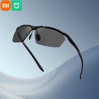 Xiaomi Mijia แว่นตากันแดด เลนส์โพลาไรซ์ HD ไนล่อน ทรงโค้ง ป้องกันมลพิษ UV400 สําหรับขับขี่กลางแจ้ง