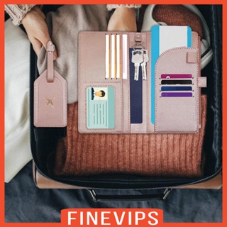 [Finevips] กระเป๋าใส่หนังสือเดินทาง บัตรประชาชน ป้องกัน สําหรับเดินทาง กลางแจ้ง