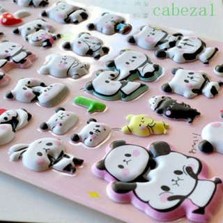 Cabeza สติกเกอร์ PVC ลายแพนด้า หมี แพนด้า 3D สําหรับติดตกแต่งสมุดภาพ DIY