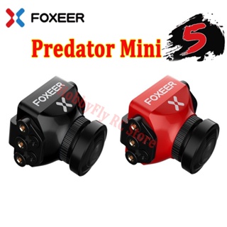 Foxeer Predator V5 กล้อง FPV ขนาดเล็ก 4.5V~20V 0.01Lux 16:9/4:3 PAL/NTSC สลับได้ Super WDR OSD 4ms สําหรับโดรนบังคับวิทยุ