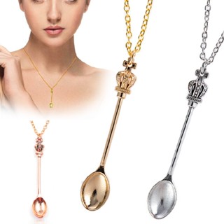 New Mini Spoon Scoop K Bump Shovel Necklace Coke Festival Pendant Tea Party