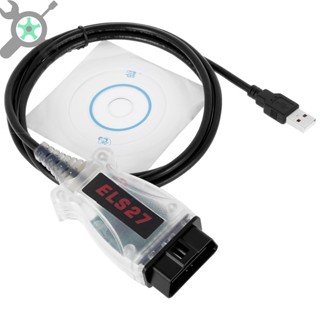 Els27 เครื่องมือสแกนเนอร์วินิจฉัยรถยนต์ OBD2 SHOPCYC2107