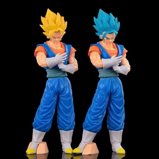 โมเดลฟิกเกอร์ Super Saiyan Son Goku Vegeta สีฟ้า สําหรับตกแต่ง