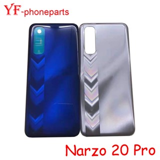 ฝาครอบแบตเตอรี่ด้านหลัง สําหรับ Oppo Realme Narzo 20 Pro