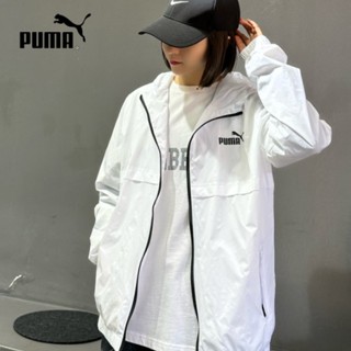 [พร้อมส่ง] เสื้อแจ็กเก็ต กันลม พิมพ์ลาย Puma ของแท้ 100% กันแดด น้ําหนักเบา สําหรับผู้ชาย และผู้หญิง