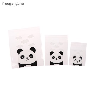 [FREG] ถุงขนมคุกกี้ ลายแพนด้า มีกาวในตัว สําหรับตกแต่งงานแต่งงาน 100 ชิ้น ต่อแพ็ค FDH