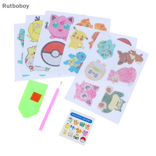 [Rut] ฟิกเกอร์อะนิเมะ Pokemon Pikachu De Peinture Diamant ของเล่นสําหรับเด็ก 1 ชิ้น