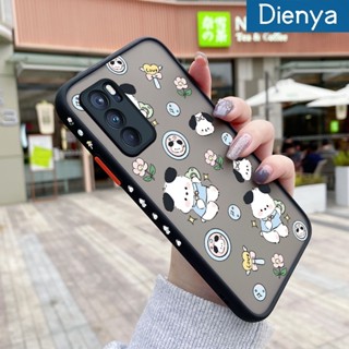 เคสโทรศัพท์มือถือ ซิลิโคนนิ่ม ใส กันกระแทก ลายการ์ตูนหมี ดอกไม้ สําหรับ OPPO Reno 6 Pro 5G Reno 6 Pro+ 5G