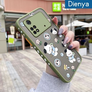 เคสโทรศัพท์มือถือ ซิลิโคนนิ่ม ใส กันกระแทก ลายการ์ตูนหมี ดอกไม้ สําหรับ Xiaomi Poco X4 Pro 5G Poco M4 Pro Poco C40