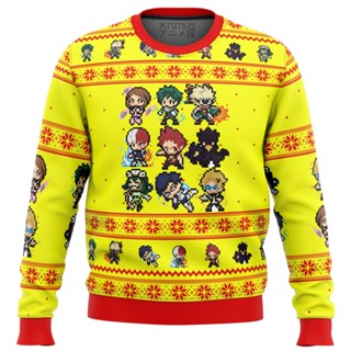 เสื้อกันหนาว พิมพ์ลาย My Hero Academia Boku No Students Ugly Christmas สําหรับนักเรียน