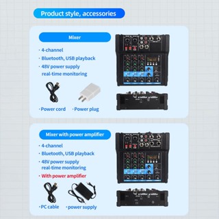 [Whgirld8] เครื่องขยายเสียง พร้อมไมโครโฟนไร้สาย สําหรับบันทึกเสียง DJ Mixing