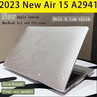 เคสแล็ปท็อป PC พร้อมคีย์บอร์ด สําหรับ Macbook 2023 2022 New Air 15 Case 13.6 M2 A2941 A2681 Mac book Air M1 A2179 A2337 15.3 นิ้ว