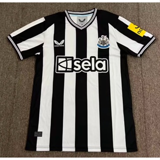 เสื้อกีฬาแขนสั้น ลายทีมชาติฟุตบอล Newcastle United 2023-24 ชุดเหย้า