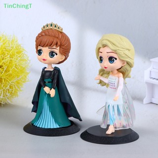 [TinChingT] โมเดลฟิกเกอร์ Disney Q Posket Frozen Queen Princess Elsa Anna ของเล่นสําหรับเด็ก 1 ชิ้น