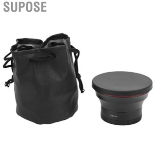 Supose 58mm 0.43X Wide Angle Lens Optical Glass  with Macro for Portrait Landscape Photography Accessories