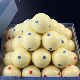 ลูกบอลเรซิ่น สีแดง 57.2 มม. 6 จุด สีฟ้า 165 กรัม สําหรับฝึกซ้อมบิลเลียด
