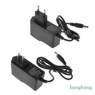 Bang อะแดปเตอร์ชาร์จแบตเตอรี่ลิเธียม 100-240V 5 5X2 1 มม. 1A 12 6V ปลั๊ก EU US 18650