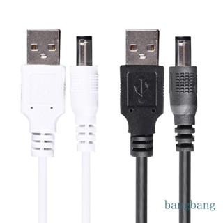 Bang DC5V ซ็อกเก็ตพาวเวอร์ซัพพลาย สายชาร์จ อะแดปเตอร์เชื่อมต่อสายเคเบิล USB ตัวผู้ เป็น DC 5 5x2 1 มม.