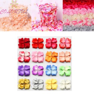 【COLORFUL】Artificial Petals Artificial Flower 5*5cm Confession Wedding Non-Woven