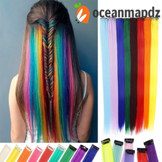 OCEANMAPDZ กิ๊บติดผม สีรุ้ง ขนาด 50 ซม.