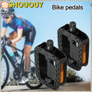 SHOUOUY ที่เหยียบจักรยาน E-bike กันลื่น อะไหล่สําหรับจักรยาน สกูตเตอร์ 1 คู่