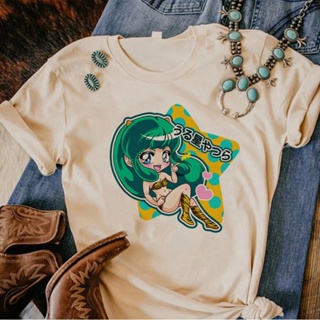 เสื้อยืด ลาย Urusei Yatsura y2k y2k สไตล์ฮาราจูกุ สําหรับผู้หญิง