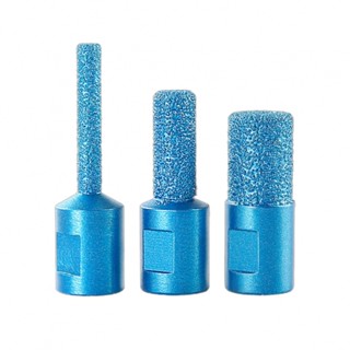 ดอกกัดมิลลิ่ง M10-Thread Vaccum Brazed Diamond Finger-Bit สําหรับกระเบื้องเซรามิก 1 ชิ้น