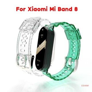 Zzz สายนาฬิกาข้อมืออัจฉริยะ แบบนิ่ม ปลดไว สําหรับ Mi Band 8