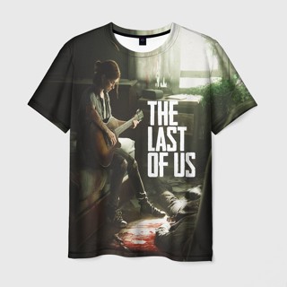 เสื้อยืด พิมพ์ลาย THE LAST OF US 3 มิติ สําหรับผู้ชาย