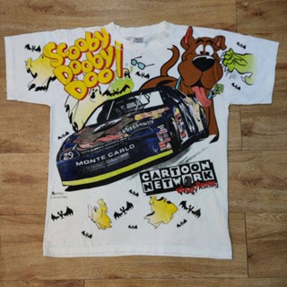 SCOOBY DOOBY DOO CARTOON NETWORK เสื้อลายการ์ตูน เสื้อลายการ์ตูนวินเทจ สคูปปี๊ดู