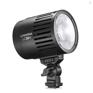 (adspth)Godox Lc30d Litemons โคมไฟ LED 33W พลังงาน 5600K หรี่แสงได้ 8 FX CRI95+ TLCI96+ สําหรับผลิตภัณฑ์ขนาดเล็ก