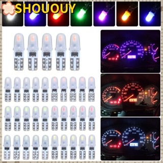 SHOUOUY หลอดไฟ LED T5 3014 สําหรับติดแดชบอร์ดรถยนต์ 5 ชิ้น