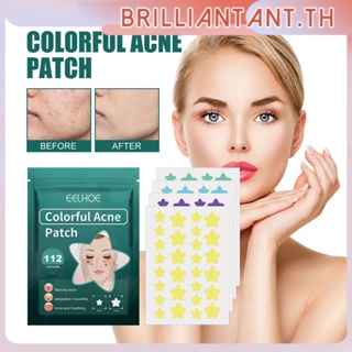 Eelhoe 112pcs Acne Paste Star Patch Fade Acne ลดการเกิดแผลเป็น Skincare Beauty Tools bri