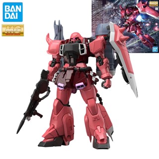 Bandai Genuine Gundam Model Garage Kit MG Series 1/100 Gunner Zaku Warrior Lunamaria Hawke Custom Gundam Anime Action Figure Toy