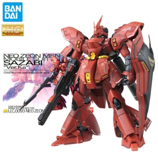 Badai Genuine Gundam Model Garage Kit MG Series 1/100 NEO ZEON MSN-04 SAZABI Ver. Anime Action Figure
