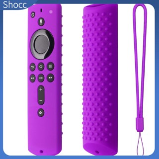 Shocc เคสซิลิโคนนิ่ม กันกระแทก สําหรับรีโมตคอนโทรล Fire Tv Stick 4k 5.9 นิ้ว 2018