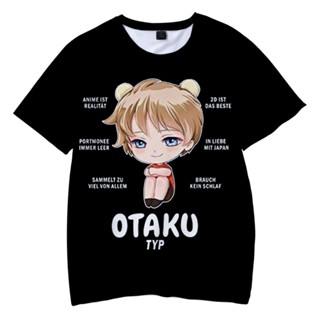 เสื้อยืดกันหนาว พิมพ์ลายมังงะ Otaku สไตล์ฮาราจูกุ