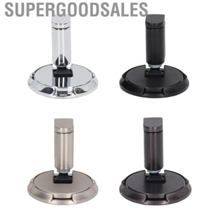 Supergoodsales Silent Floor Stopper  Zinc Alloy Door Adjustable Height Compact Size Strong Suction for Bedroom