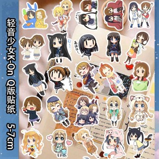 สติกเกอร์ ลายการ์ตูนอนิเมะ K on Hirasawa Yui Akiyama Mio Tainaka Ritsu สําหรับตกแต่งแล็ปท็อป โทรศัพท์มือถือ