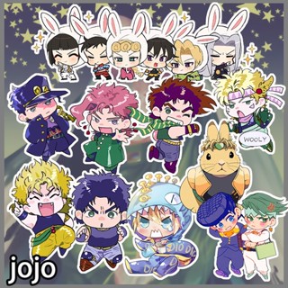 Jjba สติกเกอร์ ลายการ์ตูนอนิเมะ Kujo Jotaro Higashikata Josuke Johnny Joestar น่ารัก สําหรับตกแต่งโทรศัพท์มือถือ แล็ปท็อป