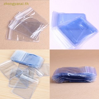 Yanxi 100 ชิ้น พลาสติก PVC ใส กระเป๋าใส่เหรียญ กระเป๋าสตางค์ ซองจดหมาย ใหม่ TH
