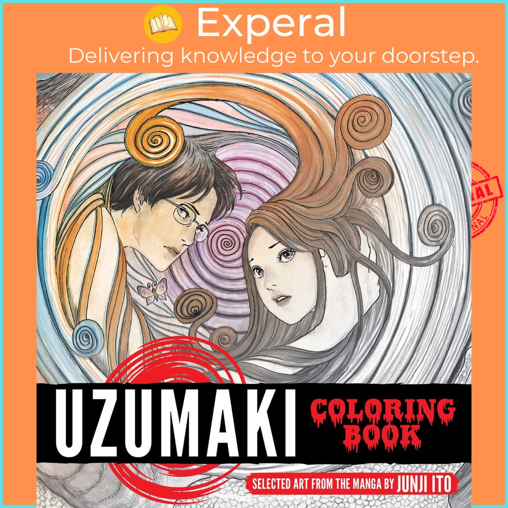 สมุดระบายสี Uzumaki โดย Junji Ito (ฉบับสหรัฐอเมริกาปกอ่อน)