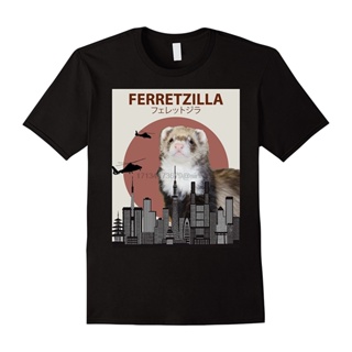 Ferretzilla ใหม่ เสื้อยืดลําลอง แขนสั้น พิมพ์ลาย Ferret Lovers 2018 สําหรับผู้ชาย XS-4XL-5XL-6XL