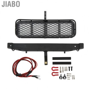 Jiabo RC Rear Bumper Set  Durable 1/10 Car Black  Wear Realistic for Crawler