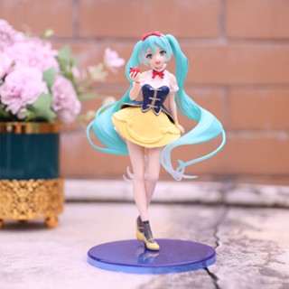 Vocaloid Hatsune Miku Snow White ฟิกเกอร์แอกชันชุดเจ้าหญิงโมเดลตุ๊กตาของเล่นสําหรับเด็กของขวัญคอลเลกชัน