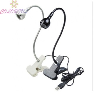 【COLORFUL】USB Hose Light Black Flexible Reading Light Metal High Quality LED Light