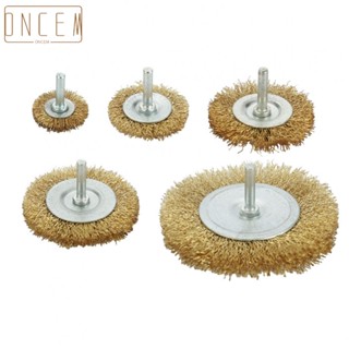 【ONCEMOREAGAIN】Wire Wheel Brush 6mm Shank Cleaning Descaling Power Professional Removal